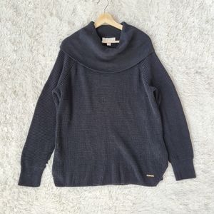 Michael Kors Black Cowl Neck Knit Sweater
